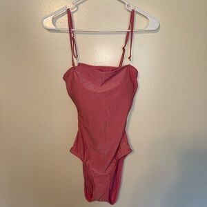 Pink Shimmer One-Piece Swimsuit